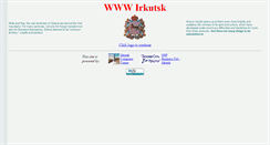 Desktop Screenshot of irkutsk.org